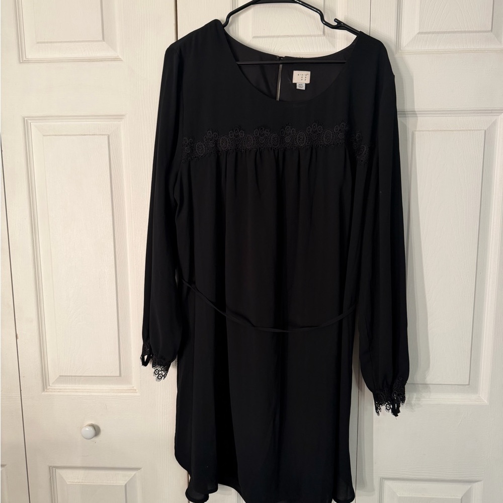 a new day Black Long Sleeve Dress